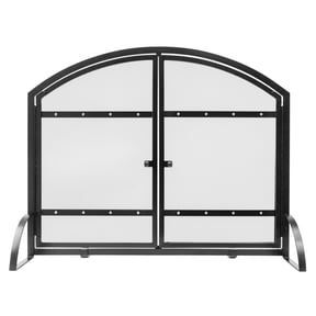 Pleasant Hearth Harper Fireplace Screen with Doors