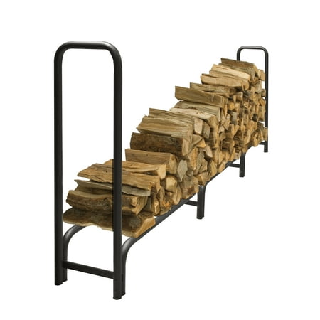 Pleasant Hearth LS938-144 12-Ft Heavy Duty Steel Log Rack