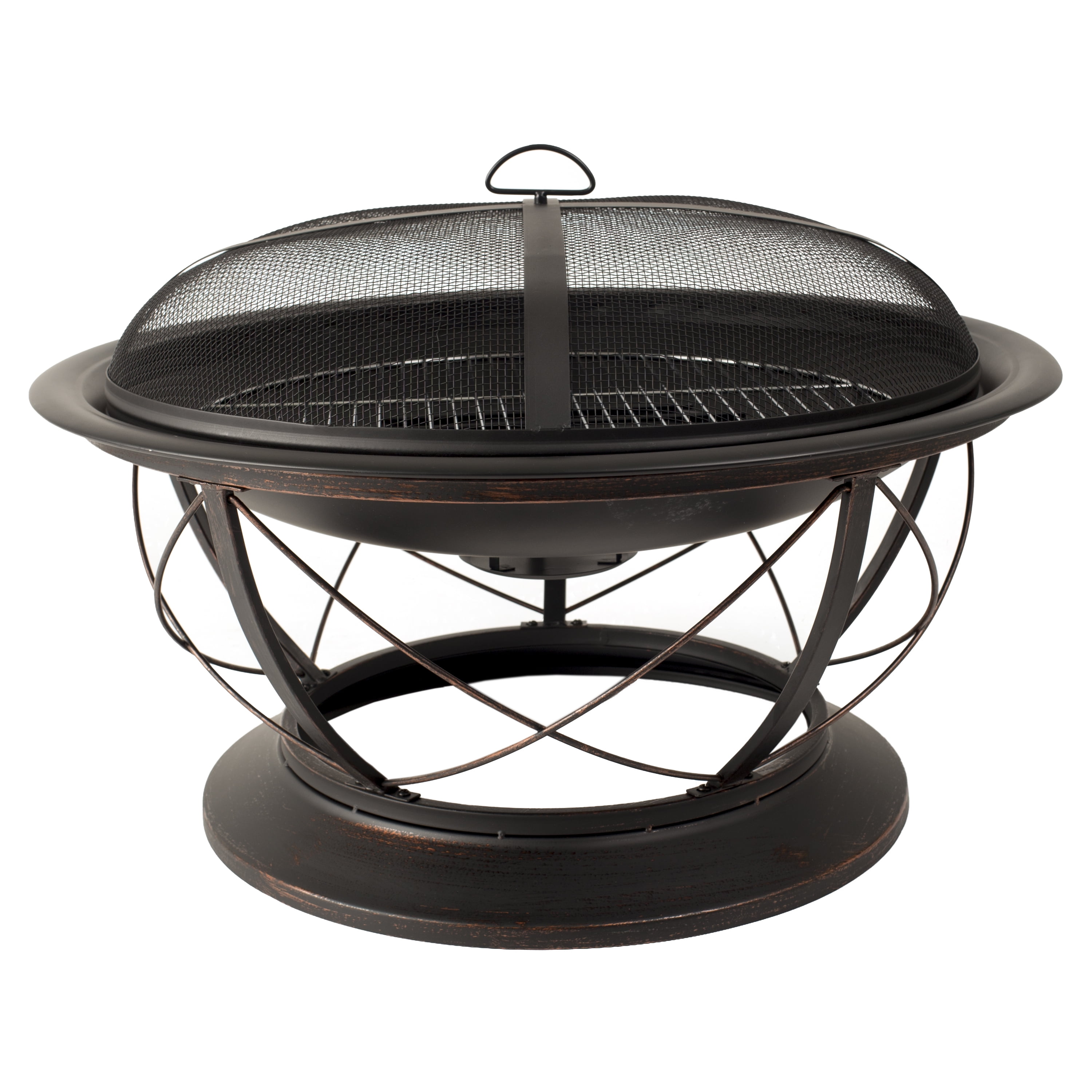 Pleasant Hearth OFW717RC Palmetto Wood Fire Pit Outdoor