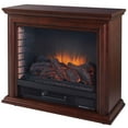 thumbnail image 1 of Pleasant Hearth Sheridan GLF-5002-68 Free Standing Mobile Infrared Electric Fireplace, Cherry, 1 of 7