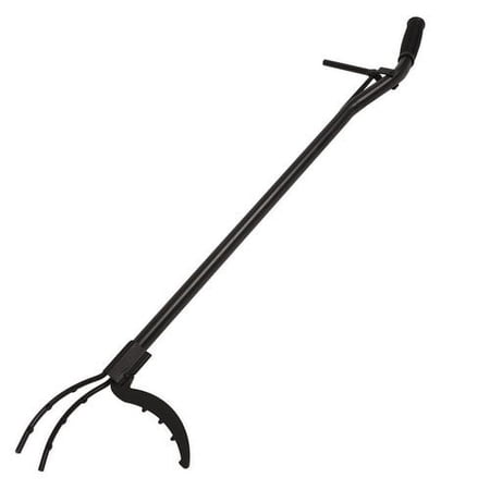 Pleasant Hearth Steel Indoor/Outdoor Log Grabber Tool Black