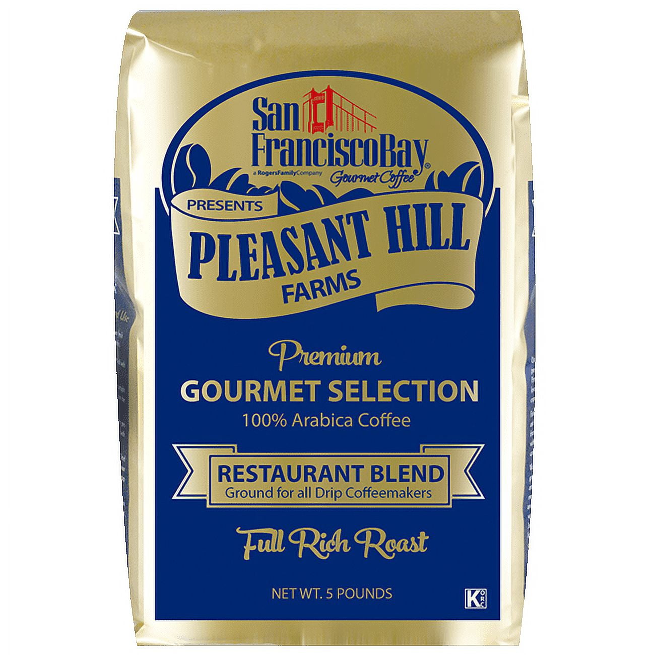 Pleasant Hill Farms Restaurant Blend, Ground, 5 lb Bag 10.00 Off Auto