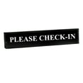 thumbnail image 1 of Please Check-In 2" x 8" Black Acrylic - Office Desk Accessories D?cor, 1 of 2