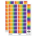 thumbnail image 1 of Please Deliver To Blank Letter Package Mail Sticker Set - Rainbow - Gloss Finish - 2.00" Large, 1 of 7