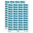 thumbnail image 1 of Please Do Not Bend Artwork Photographs Sticker Set - Light Blue - Matte Finish - 1.25" Mini, 1 of 7