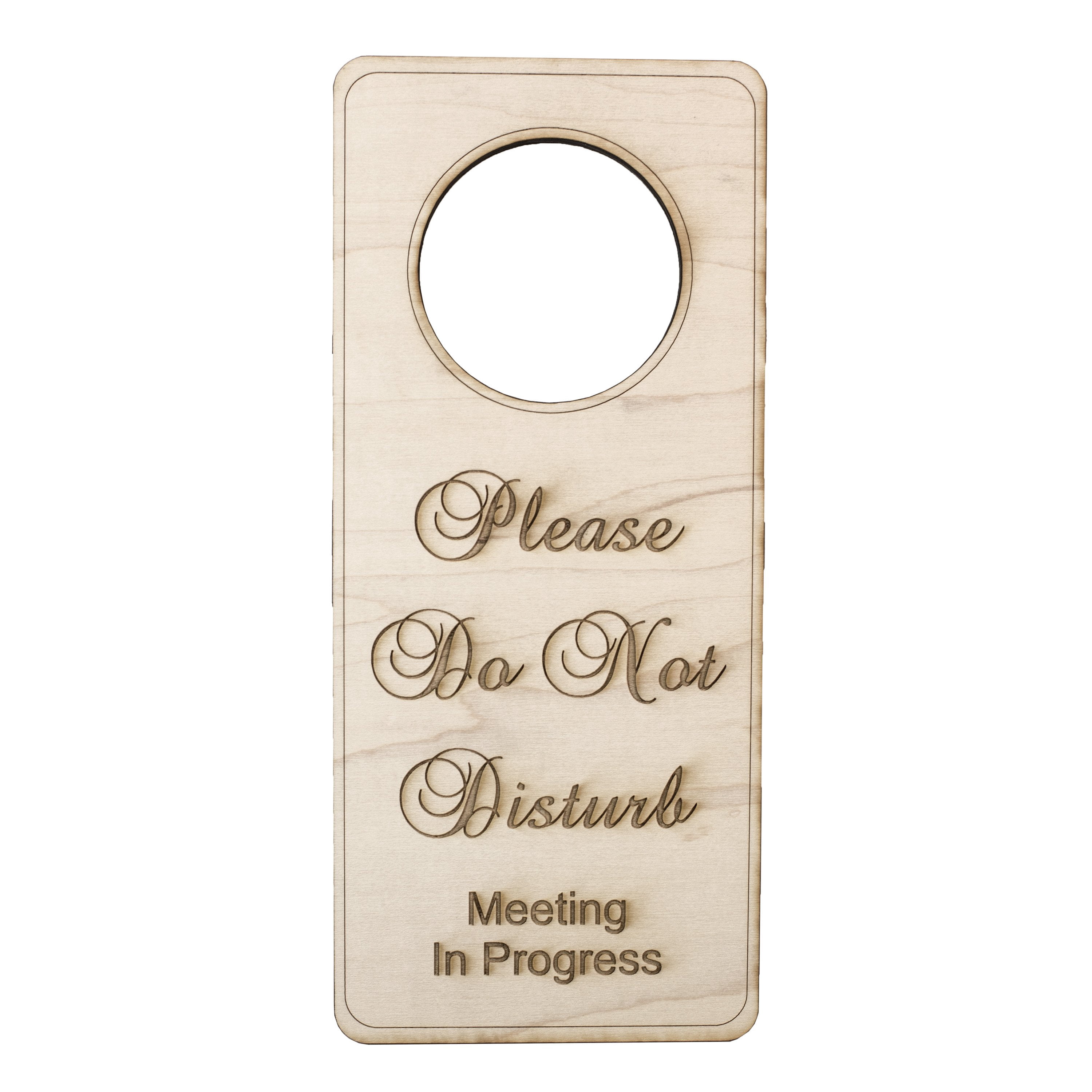 Please Do Not Disturb Massage In Progress Door sign - Wood - Walmart.com