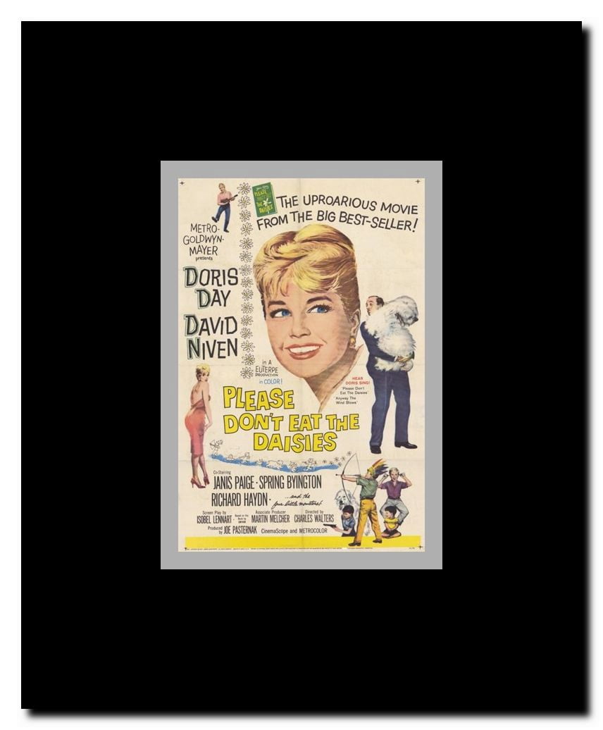Please Don't Eat the Daisies Framed Movie Poster