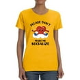 thumbnail image 1 of Please Don't Make Me Socialize T-Shirt Women -Smartprints Designs, Female XX-Large, 1 of 4