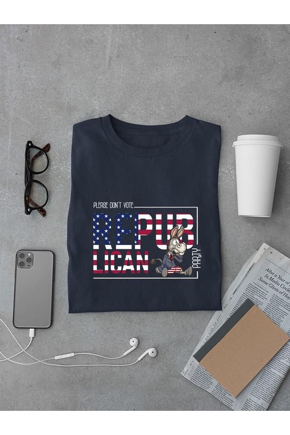 Please Don't Republican Party T-shirt Women's -SmartPrintsInk Designs
