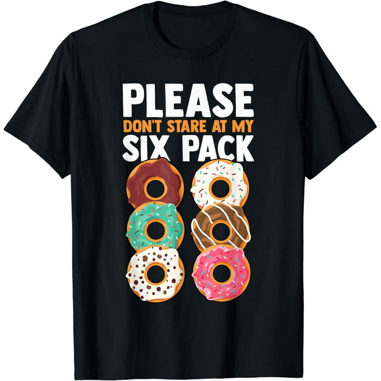 Funny Donut Six Pack Muscle T Shirt Funny Donut Six Pack Muscle T Shirt