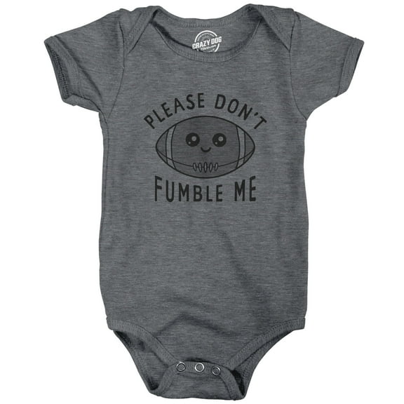 Please Dont Fumble Me Baby Bodysuit Funny Cute Football Joke Jumper for Infants