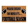 thumbnail image 1 of "Please Excuse The Noise It's Football Season" Doormat 16x24 Inch，Funny Welcome Mat for Front Door, Porch Entry Rug, Non-Slip Entryway Mat, Sports Home Decor​​, 1 of 5