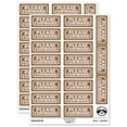 thumbnail image 1 of Please Forward Letter Mail Sticker Set - Brown - Gloss Finish - 2.00" Large, 1 of 7