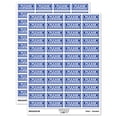 thumbnail image 1 of Please Forward Letter Mail Sticker Set - Dark Blue - Matte Finish - 1.25" Mini, 1 of 7