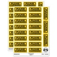 thumbnail image 1 of Please Forward Letter Mail Sticker Set - Yellow - Matte Finish - 2.00" Large, 1 of 7