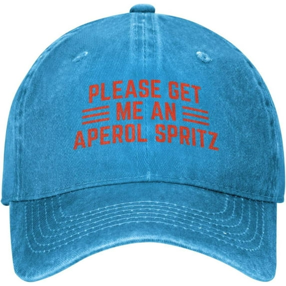 Please Get Me an Aperol Spritz Hat Men Women Baseball Cap Adjustable Trucker Hat Cowboy Hat