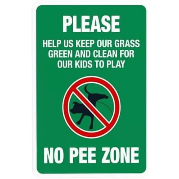 Please Help Us Keep Our Grass Green and Clean For Our Kids To Play Warning Sign, No Dog Poop Signs for Business Home Garage Wall Decor 8 x 12 Inch For Home Wall Art Decor Metal Tin Sign