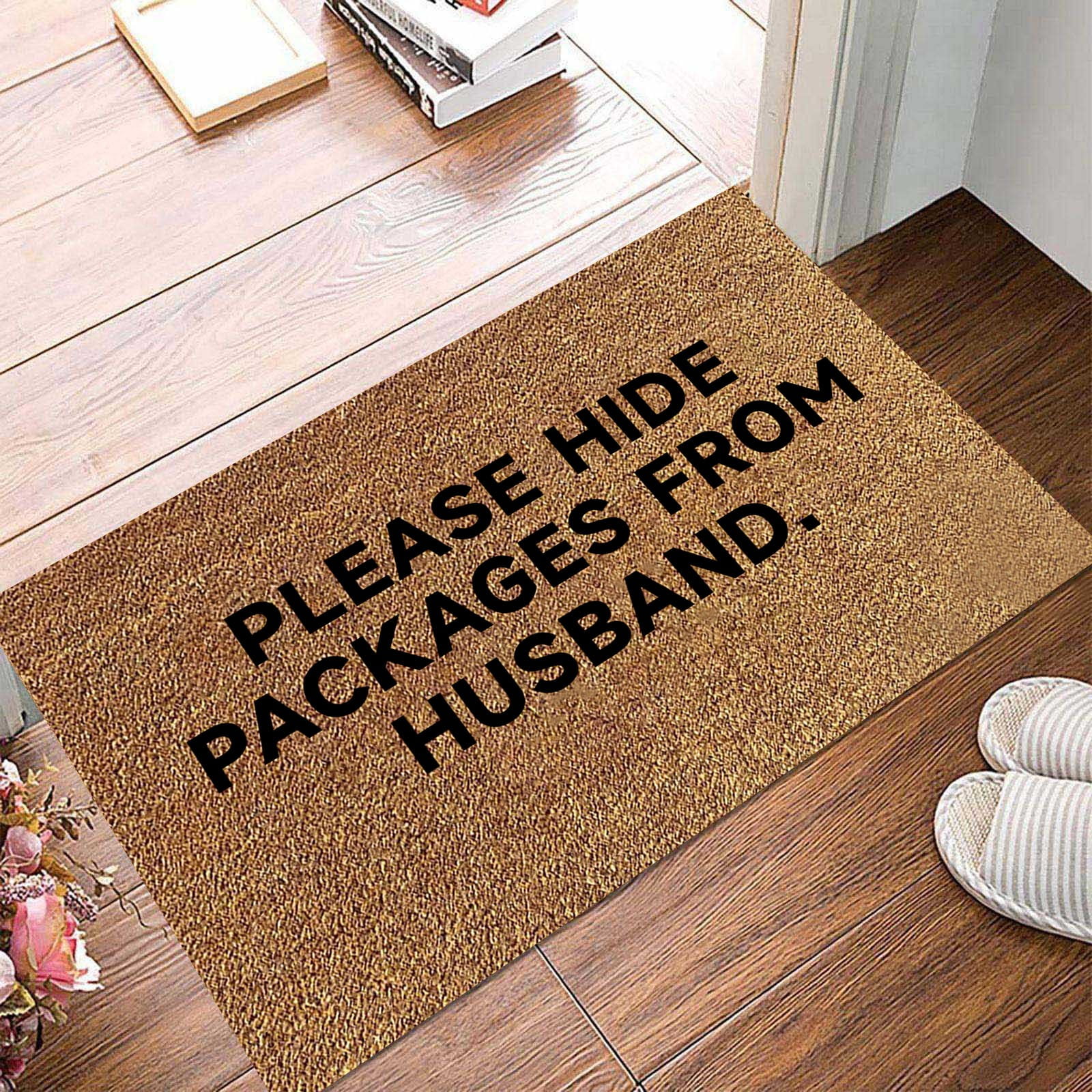 16x24 In Lightweight Bathroom Rugs Absorbent Non Slip Cotton Funny