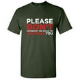 thumbnail image 1 of Please Don't Interrupt Me While I'm Ignoring You Tshirt Novelty Humor Graphic Tees Sarcasm Sayings Gift For Christmas Birthday Anniversary Funny Sarcastic T Shirt, 1 of 5