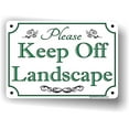 thumbnail image 1 of Please Keep Off Landscape Metal Sign, Keep Off Landscaping Sign 12"x8", 1 of 3