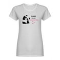 thumbnail image 1 of Please Keep Your Social Distance Shaped T-Shirt Women -Image by Shutterstock, Female x-Large, 1 of 2