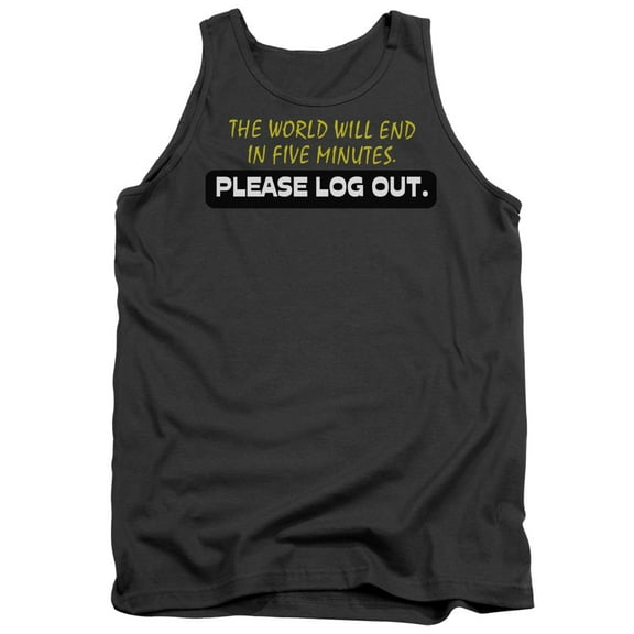 - Please Log Out - Tank Top - X-Large