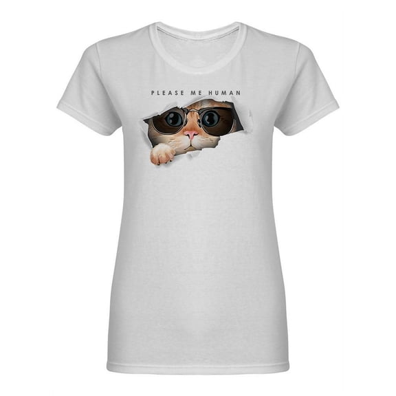 Please Me Human Shaped T-Shirt Women -Image by Shutterstock, Female Small