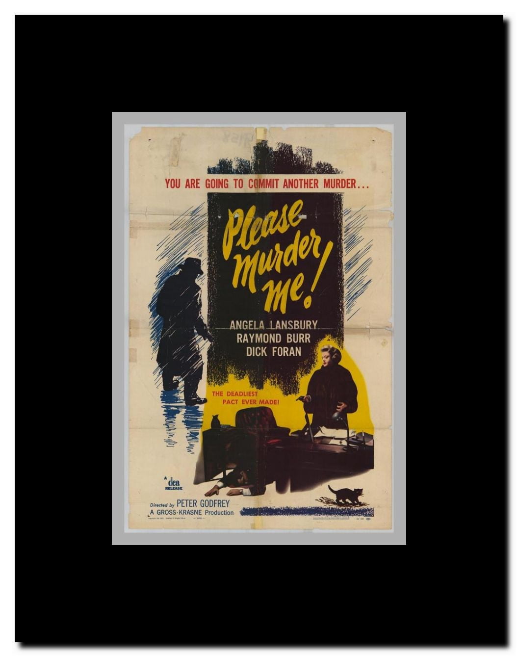 Please Murder Me Framed Movie Poster