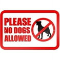 Please No Dogs Allowed Sign - Walmart.com