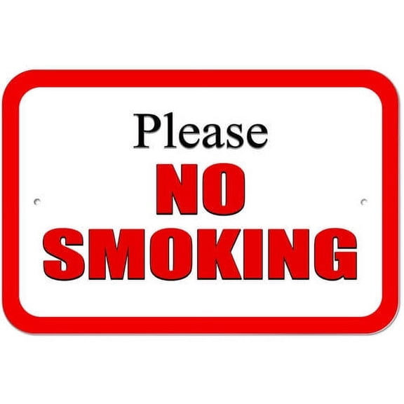 Please No Smoking Sign