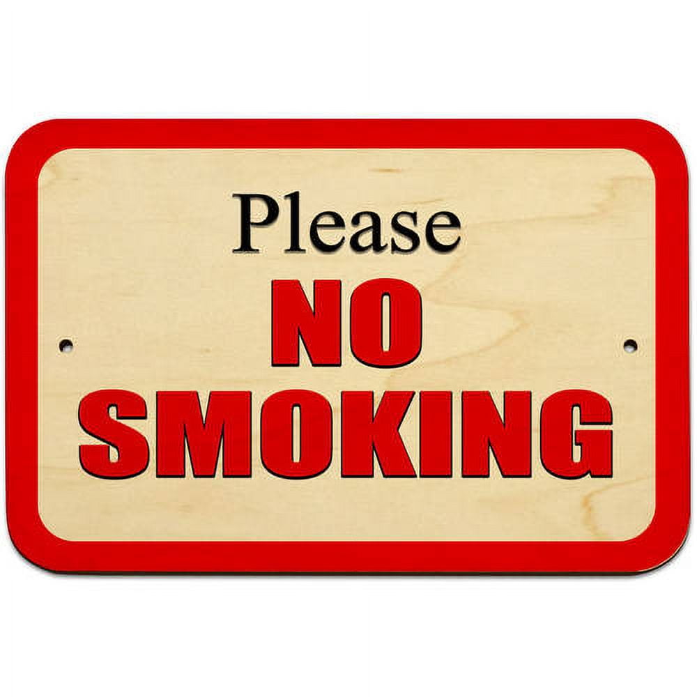 Please No Smoking Sign