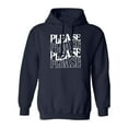 thumbnail image 1 of Please Please Please Adult Hooded Sweatshirt, 1 of 3