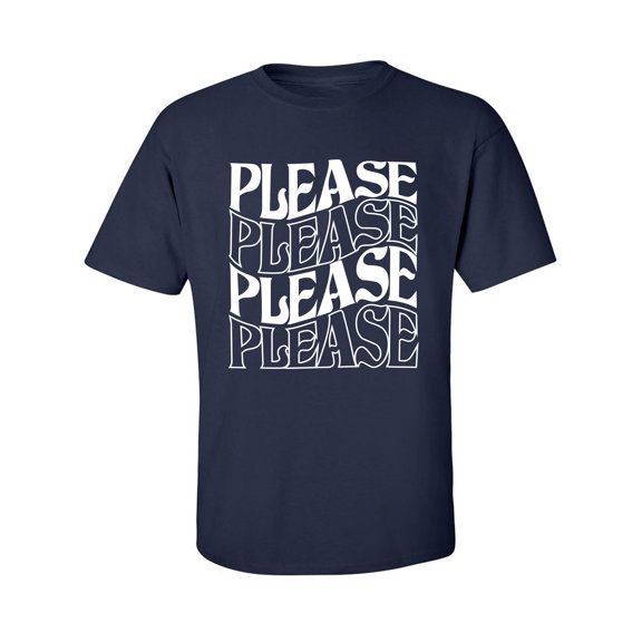 Please Please Please Adult Short Sleeve T-shirt
