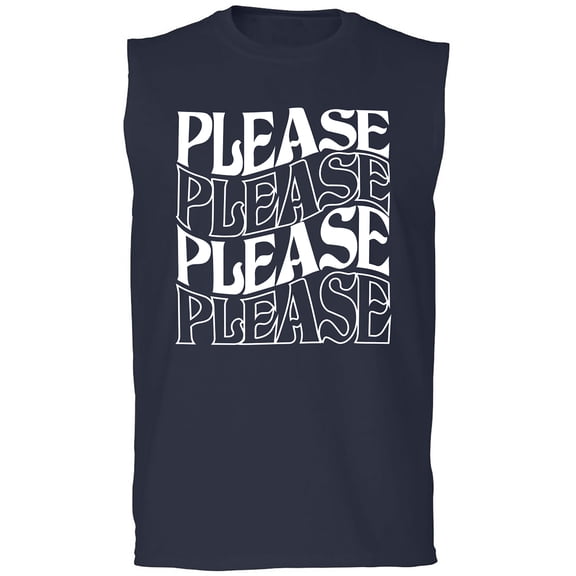 Please Please Please Adult Sleeveless Tee