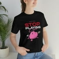 thumbnail image 1 of Please Please Stop Playing Cupid Match Unisex Jersey Short Sleeve Tee, 1 of 10