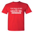 thumbnail image 1 of Please Read All My Posts Adult Humor Graphic Sarcastic Funny T Shirt, 1 of 1