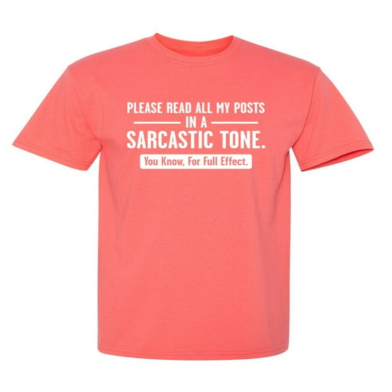 Please Read All My Posts Adult Humor Graphic Sarcastic Funny T Shirt