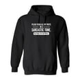 thumbnail image 1 of Please Read All My Posts In A Sarcastic Tone You Know For Full Effect Sarcastic Novelty Gift Idea Adult Humor Funny Men's Hoodies, 1 of 2