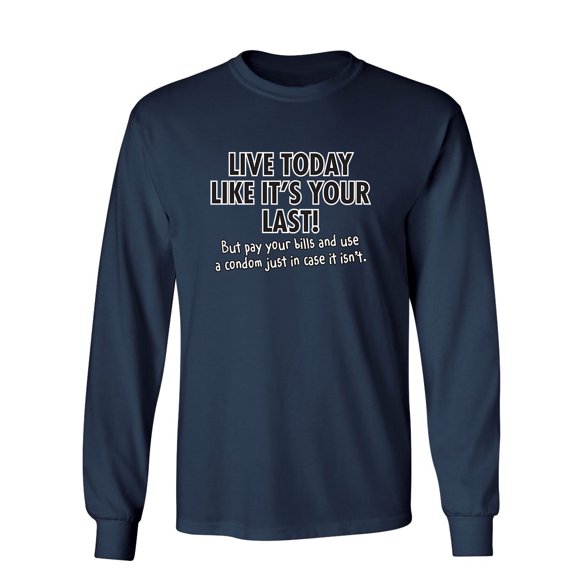 Please Read All My Posts In A Sarcastic Tone You Know For Full Effect Sarcastic Novelty Gift Idea Adult Humor Funny Men's Long Sleeve Shirts