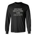 thumbnail image 1 of Please Read All My Posts In A Sarcastic Tone You Know For Full Effect Sarcastic Novelty Gift Idea Adult Humor Funny Men's Long Sleeve Shirts, 1 of 3