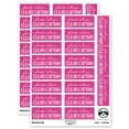 thumbnail image 1 of Please Return Clean Carton Egg Heart Detail Sticker Set - Hot Pink - Gloss Finish - 2.00" Large, 1 of 7