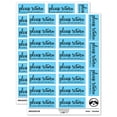 thumbnail image 1 of Please Return Clean Carton for Refills Eggs Sticker Set - Light Blue - Matte Finish - 2.00" Large, 1 of 7