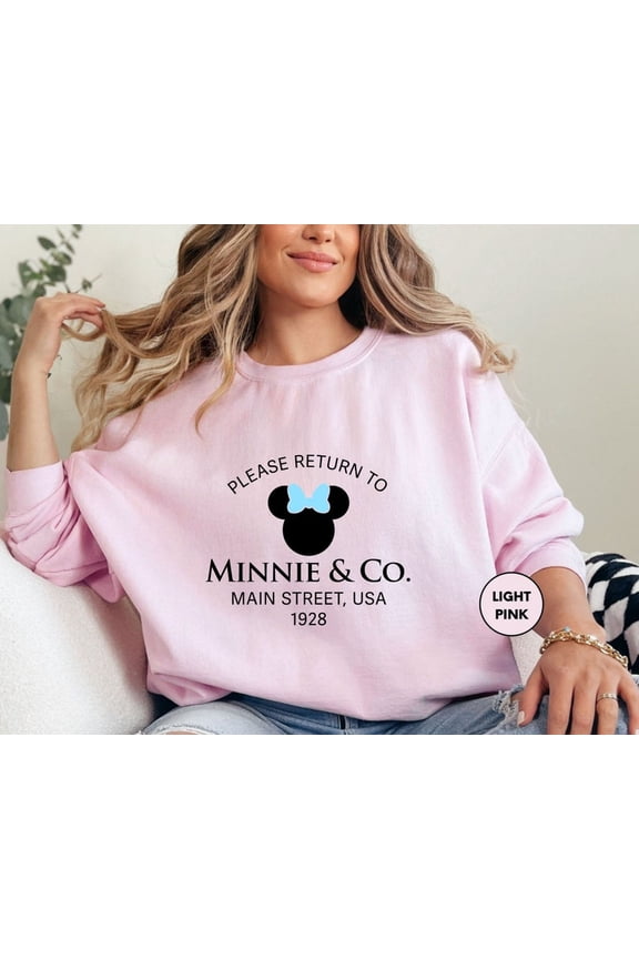 Please Return To Mickey Co Main Street Usa Sweathirt, Mickey And Co Shirt, Mickey Minnie, Disney Couple Sweathirt, Disney Vacation