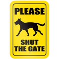 thumbnail image 1 of Please Shut the Gate Dog Sign, 1 of 1