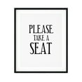 thumbnail image 1 of Please Take A Seat 8 x 10 UNFRAMED Print Business & Events Decor Wall Art, 1 of 3