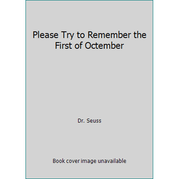 Pre-Owned Please Try to Remember the First of Octember (Hardcover) 999909953X 9789999099530