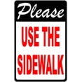 thumbnail image 1 of Please Use Sidewalk Sign, 1 of 1