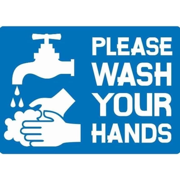 Please Wash Your Hand Warning Metal Tin Sign, Industrial Commercial Series Hygiene Plaque, Workplace Hand Washing Sign, 8x12 Inch For Home Wall Art Decor Metal Tin Sign