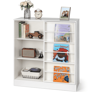 Cowiewie Kids Toy Storage Organizer, Toy Box Chest for Playroom Bedroom Living Room, White