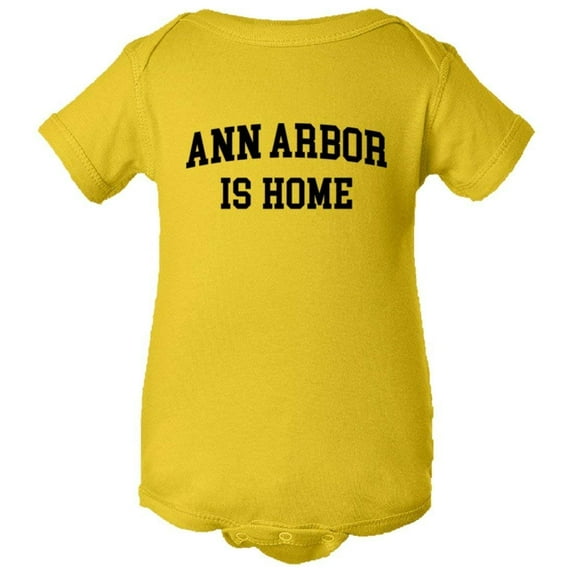 PleaseMeTees™ Baby Ann Arbor Michigan Is Home Born In From HQ Jumpsuit